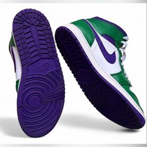 Air Jordan 1 Mid Retro ‘Incredible Hulk’ Men’s Size 8 US
